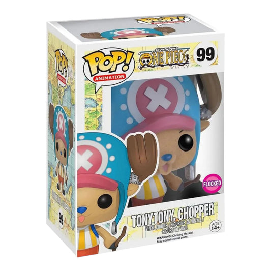 FUNKO POP ONE PIECE TONY TONY CHOPPER (FLOCKED) #99