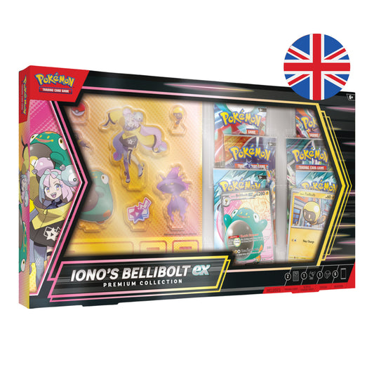 POKEMON TCG PRÉMIUM IONO’S BELLIBOLT EX DE E-NIGMA PREMIUM COLLECTION (INGLÉS)