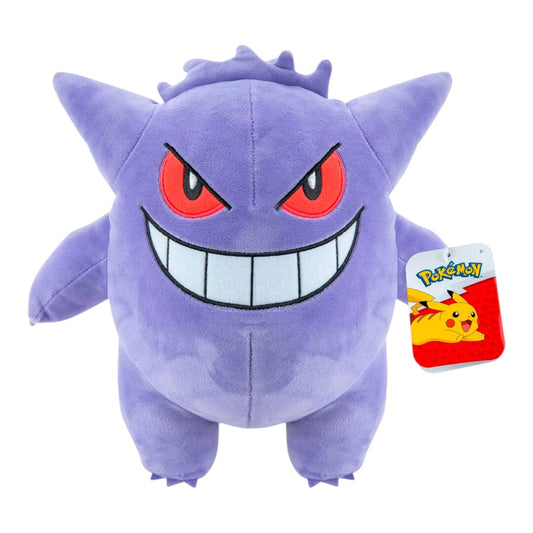PELUCHE GENGAR POKEMON OFICIAL JAZWARES 24 CM