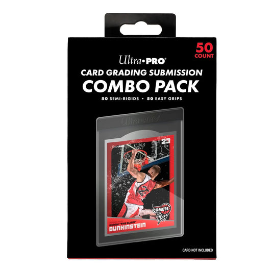 ULTRA PRO - 50 SEMI RIGID CARD + 50 EASY GRIPS COMBO PACK GRADED CARD SUBMISSION