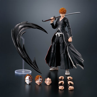 FIGURA ICHIGO KUROSAKI GETSUGATENSHO BLEACH TAMASHII NATIONS - BANDAI SH FIGUARTS
