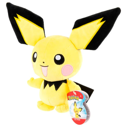 PELUCHE PICHU POKEMON OFICIAL JAZWARES 20 CM