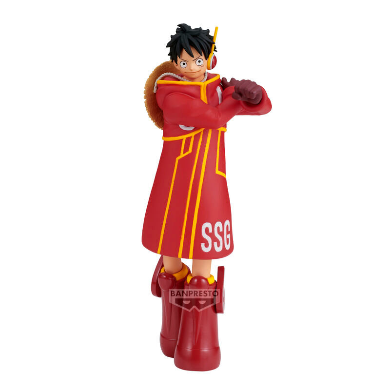 FIGURA ONE PIECE MONKEY D. LUFFY EGGHEAD THE SHUKKO BANPRESTO