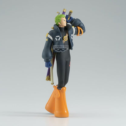 FIGURA ONE PIECE RORONOA ZORO EGGHEAD THE SHUKKO BANPRESTO