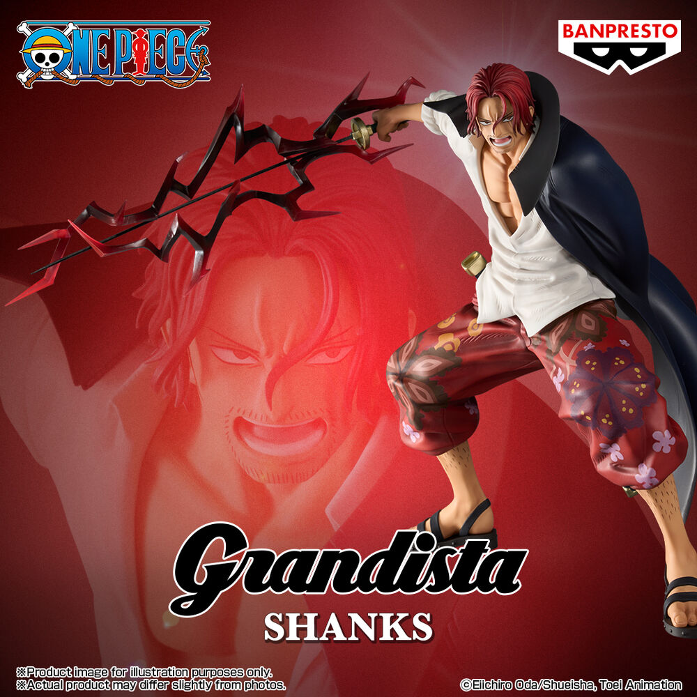 FIGURA ONE PIECE SHANKS GRANDISTA BANPRESTO