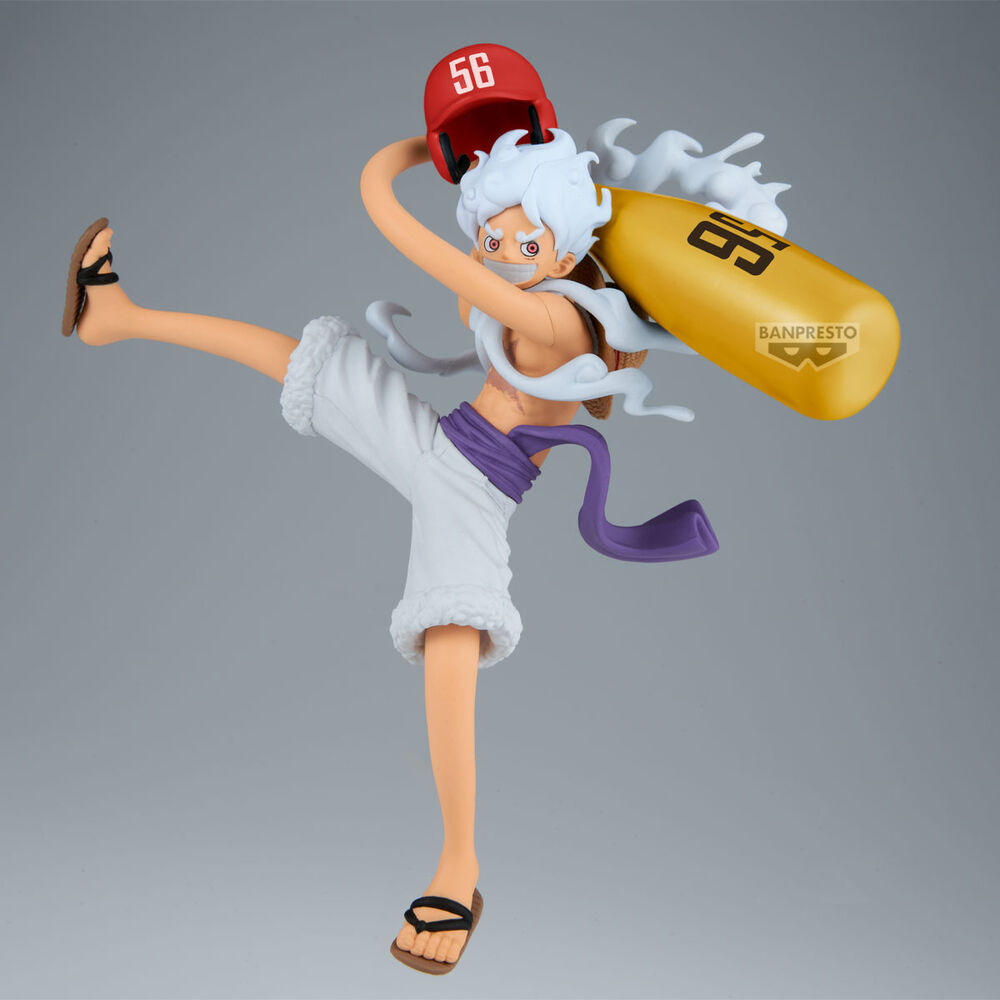 FIGURA ONE PIECE MONKEY D. LUFFY GEAR 5 BASEBALL BATTLE RECORD BANPRESTO