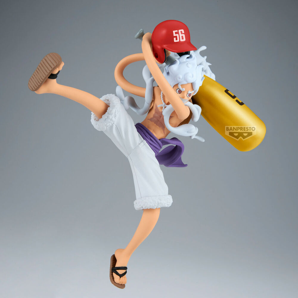 FIGURA ONE PIECE MONKEY D. LUFFY GEAR 5 BASEBALL BATTLE RECORD BANPRESTO