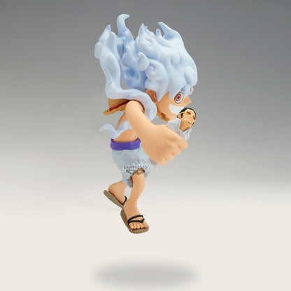 FIGURA ONE PIECE MONKEY D. LUFFY VS BORSALINO MEGA WORLD COLLECTABLE BANPRESTO