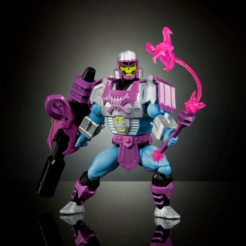 FIGURA SKELETOR MEGATRON TRANSFORMERS X MASTERS OF THE UNIVERSE