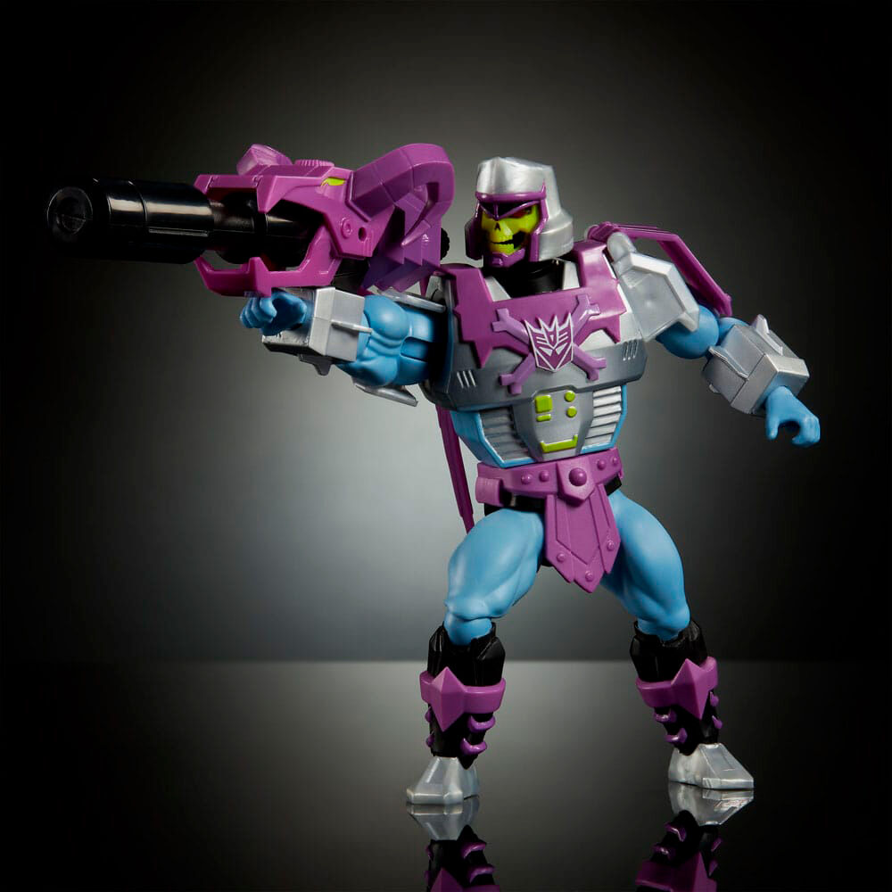 FIGURA SKELETOR MEGATRON TRANSFORMERS X MASTERS OF THE UNIVERSE