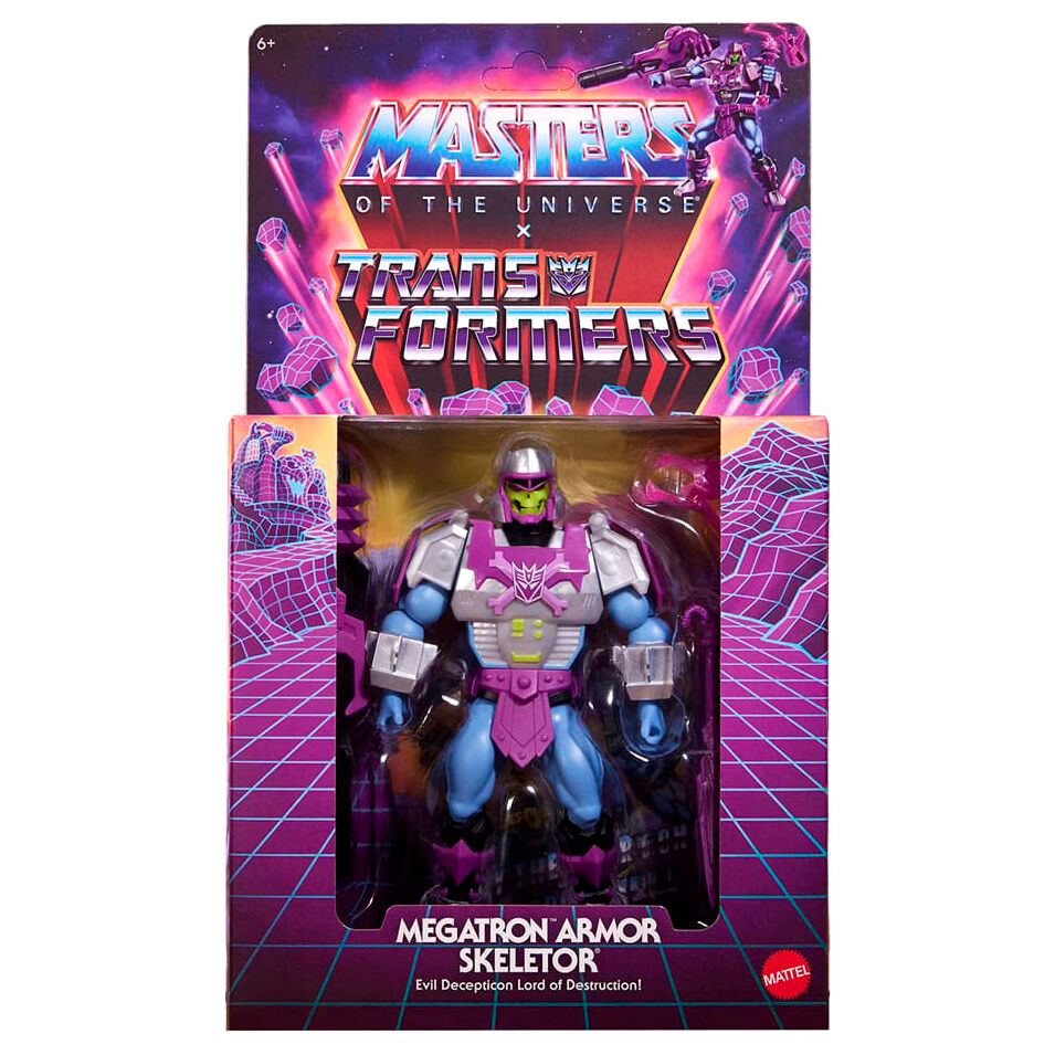 FIGURA SKELETOR MEGATRON TRANSFORMERS X MASTERS OF THE UNIVERSE