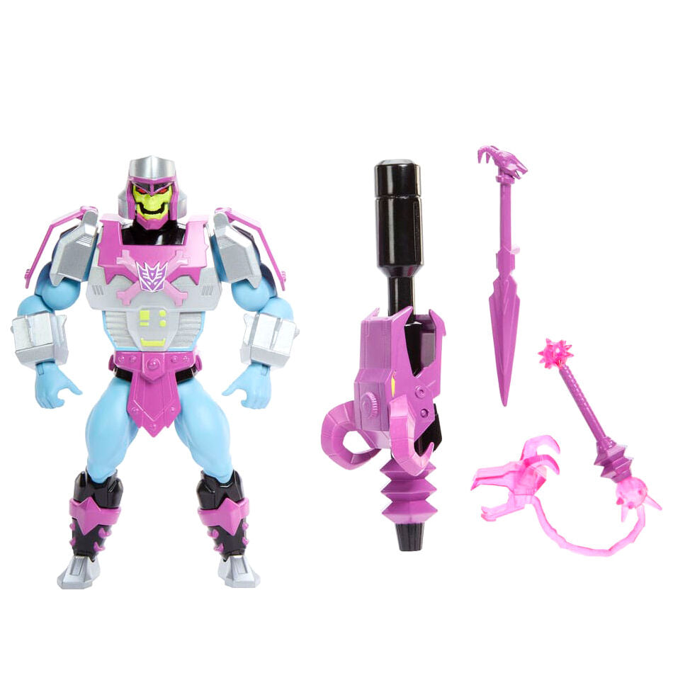 FIGURA SKELETOR MEGATRON TRANSFORMERS X MASTERS OF THE UNIVERSE