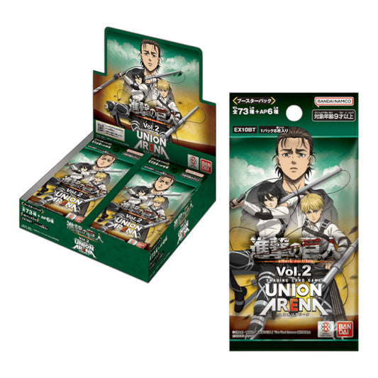 UNION ARENA CAJA ATTACK ON TITAN VOL.2 [EX10BT] JAPONÉS