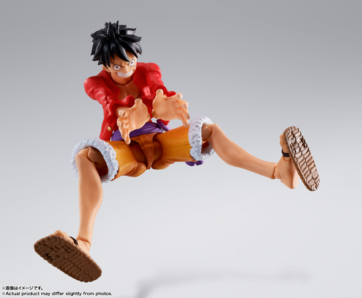 FIGURA ONE PIECE MONKEY D. LUFFY - THE RAID ON ONIGASHIMA - S.H. FIGUARTS BANDAI SPIRITS TAMASHII NATIONS (RE-RUN)