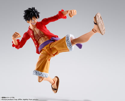 FIGURA ONE PIECE MONKEY D. LUFFY - THE RAID ON ONIGASHIMA - S.H. FIGUARTS BANDAI SPIRITS TAMASHII NATIONS (RE-RUN)