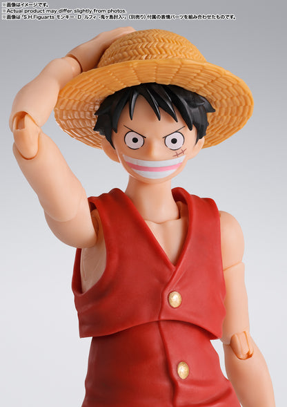 FIGURA ONE PIECE MONKEY D. LUFFY - ROMANCE DAWN - S.H. FIGUARTS BANDAI TAMASHII NATIONS