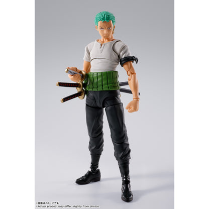 FIGURA ONE PIECE RORONOA ZORO - ROMANCE DAWN - S.H. FIGUARTS BANDAI SPIRITS TAMASHII NATIONS