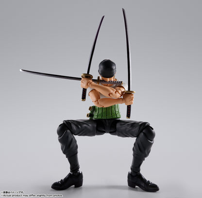 FIGURA ONE PIECE RORONOA ZORO - ROMANCE DAWN - S.H. FIGUARTS BANDAI SPIRITS TAMASHII NATIONS