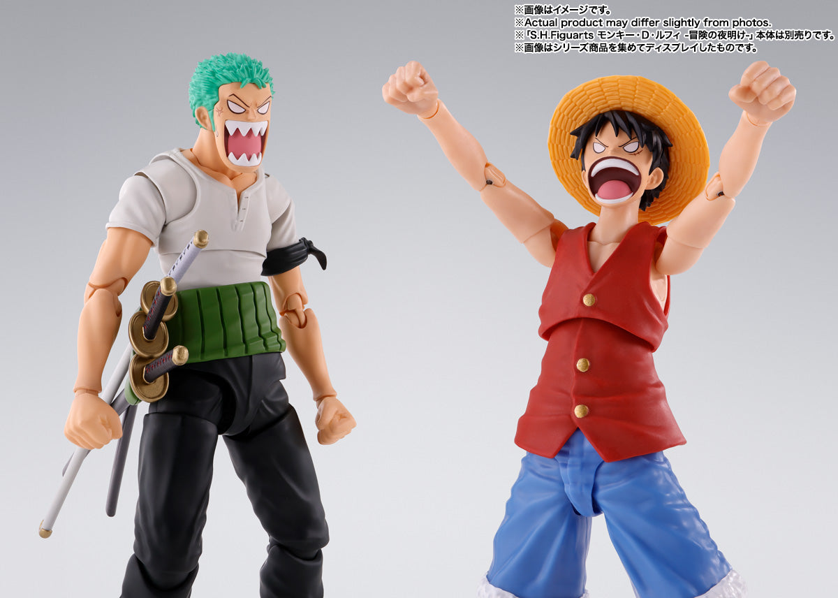 FIGURA ONE PIECE RORONOA ZORO - ROMANCE DAWN - S.H. FIGUARTS BANDAI SPIRITS TAMASHII NATIONS