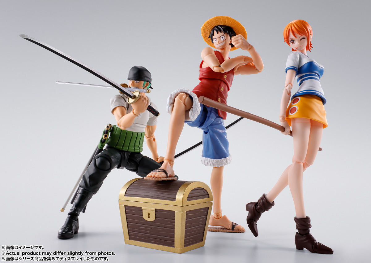 FIGURA ONE PIECE RORONOA ZORO - ROMANCE DAWN - S.H. FIGUARTS BANDAI SPIRITS TAMASHII NATIONS