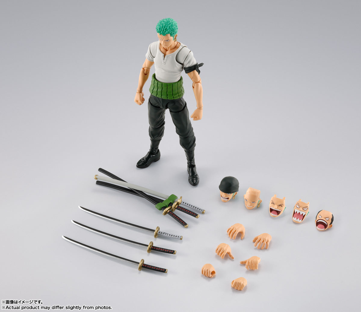 FIGURA ONE PIECE RORONOA ZORO - ROMANCE DAWN - S.H. FIGUARTS BANDAI SPIRITS TAMASHII NATIONS