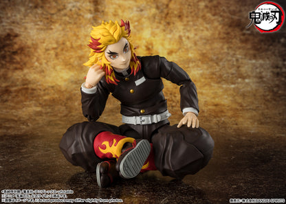 FIGURA KYOJURO RENGOKU DEMON SLAYER - KIMETSU NO YAIBA - S.H. FIGUARTS BANDAI TAMASHII NATIONS