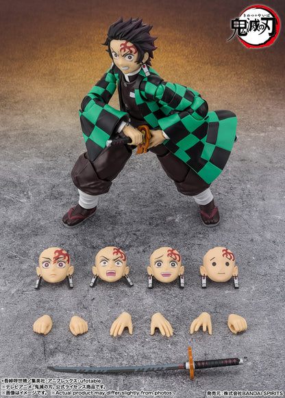 FIGURA TANJIRO KAMADO THE FINAL BATTLE INFINTY CASTLE - KIMETSU NO YAIBA / DEMON SLAYER - S.H. FIGUARTS
