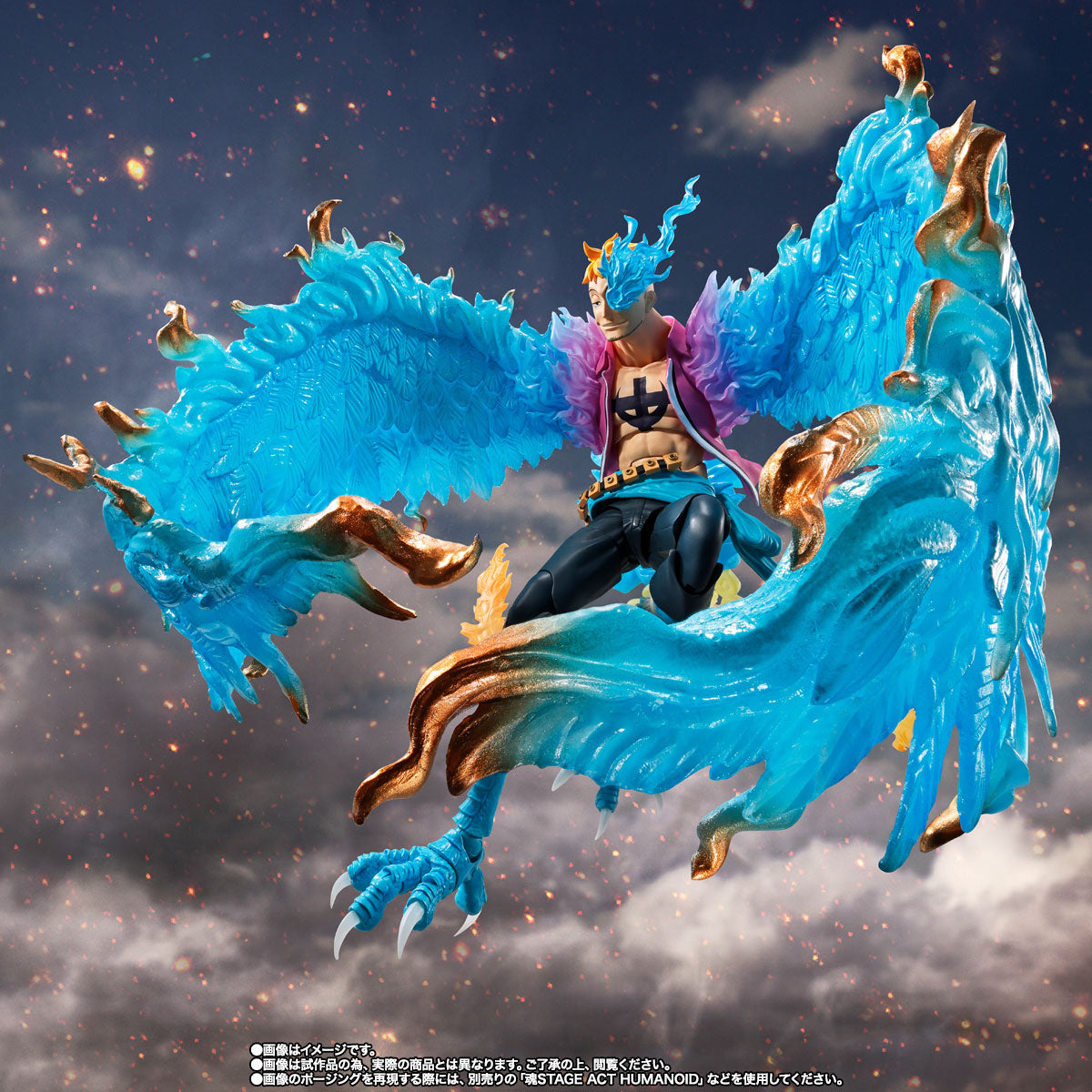 FIGURA ONE PIECE MARCO MARINEFORD S.H. FIGUARTS BANDAI TAMASHII NATIONS