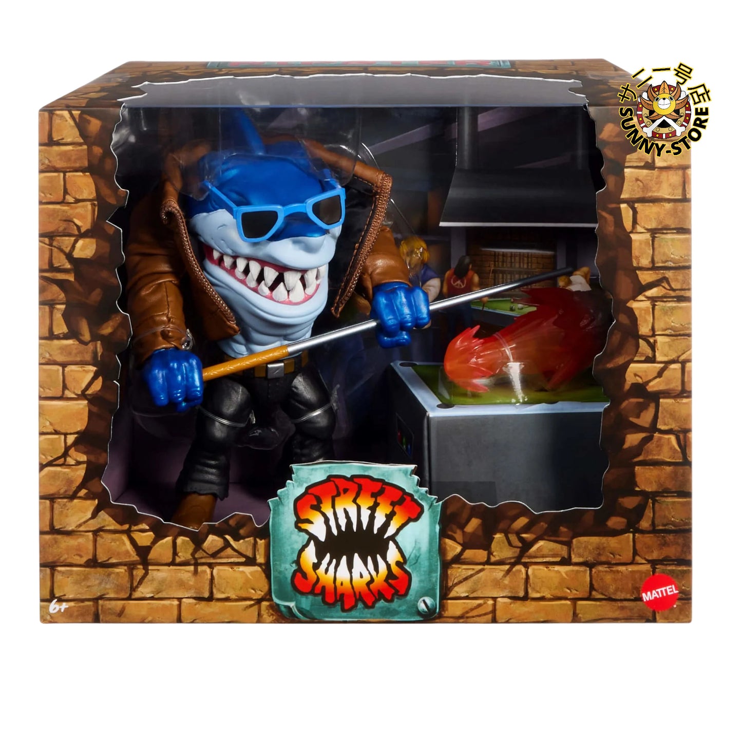 STREET SHARKS 2024 RIPSTER SDCC "A SHARK AMONG US" MATTEL 30TH ANNIVERSARY EXCLUSIVE