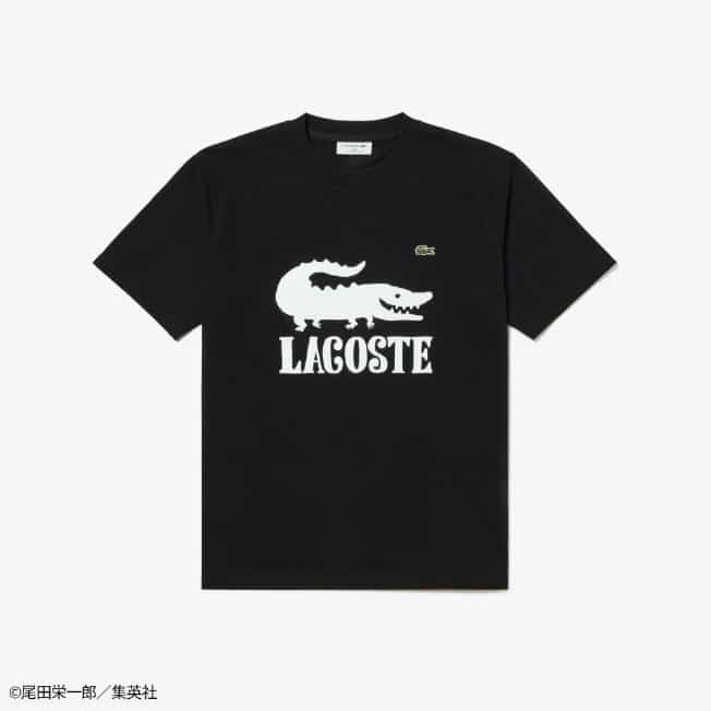 LACOSTE ONE PIECE CAMISETA NEGRA TALLA L MADE IN JAPAN