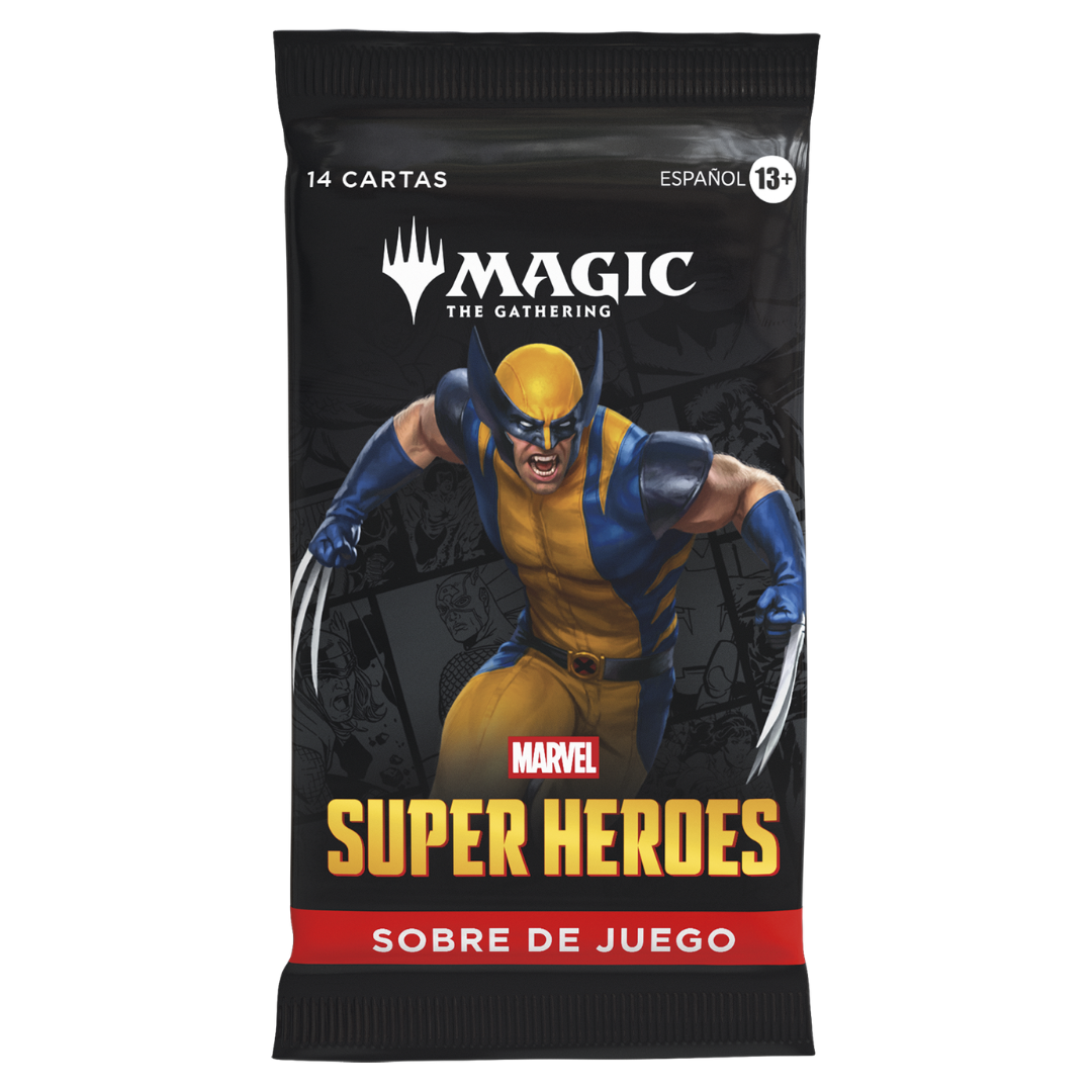 SOBRE DE JUEGO MARVEL SUPER HEROES MAGIC THE GATHERING (ESPAÑOL)