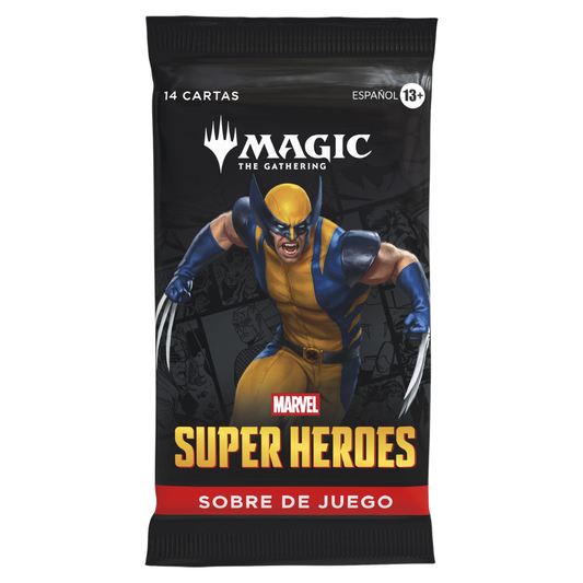 SOBRE DE JUEGO MARVEL SUPER HEROES MAGIC THE GATHERING (ESPAÑOL)