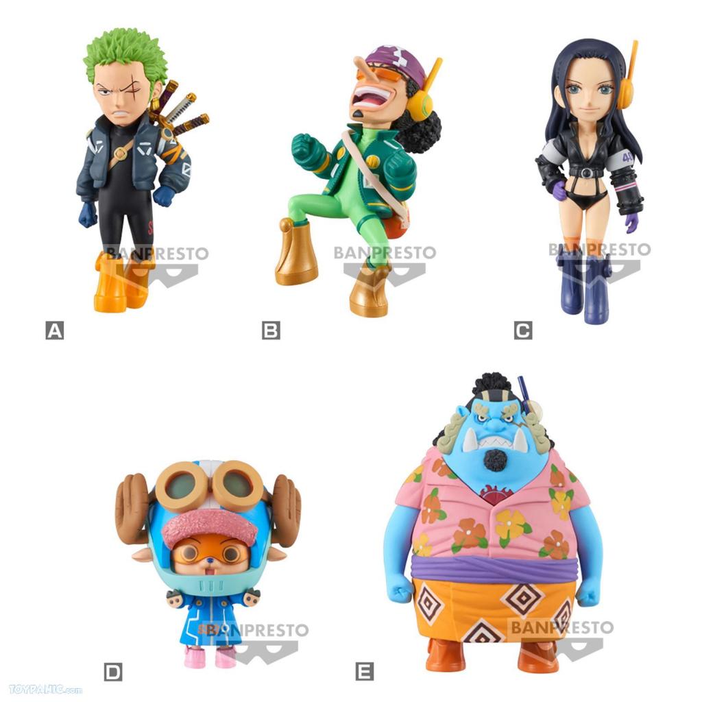 SET WORLD COLLECTABLE FIGURE WCF EGGHEAD 2 ONE PIECE 5 FIGURAS