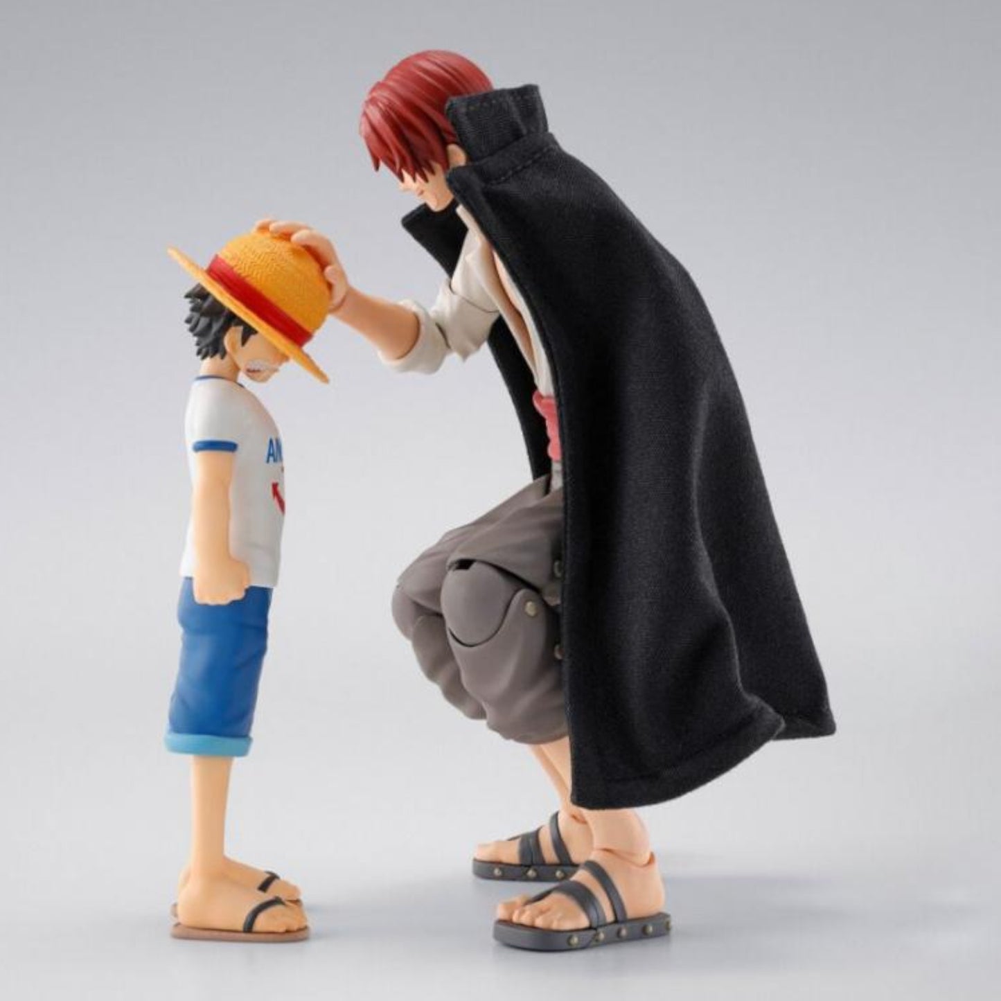 FIGURA ONE PIECE SHANKS & MONKEY D. LUFFY CHILDHOOD S.H. FIGUARTS BANDAI SPIRITS TAMASHII NATIONS