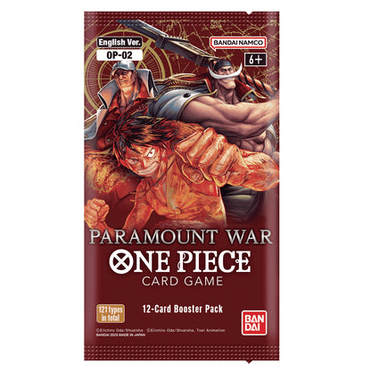 ONE PIECE OP02 "PARAMOUNT WAR" ENGLISH BOX 1ST WAVE