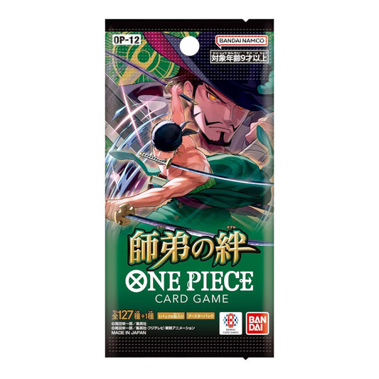 BOOSTER ONE PIECE OP12 "LEGACY OF THE MASTER" SOBRE JAPONÉS