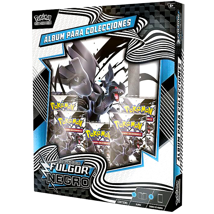POKEMON TCG BINDER COLLECTION FULGOR NEGRO SV10.5 (ESPAÑOL)