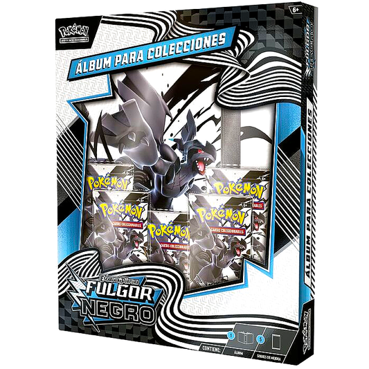 POKEMON TCG BINDER COLLECTION FULGOR NEGRO SV10.5 (ESPAÑOL)
