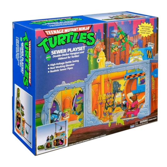 SECRET SEWER LID PLAYSET CLASSIC TMNT MUTANT MODULE - PLAYMATES TOYS