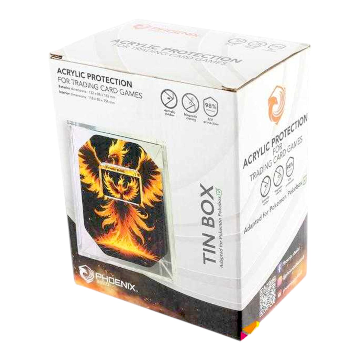 PROTECTOR MAGNÉTICO METACRILATO POKEMON TIN