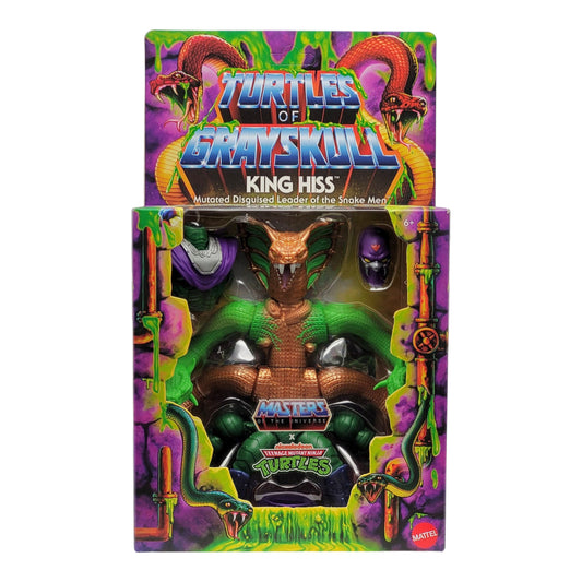 FIGURA KING HISS TURTLES OF GRAYSKULL MASTERS OF THE UNIVERSE ORIGINS DELUXE