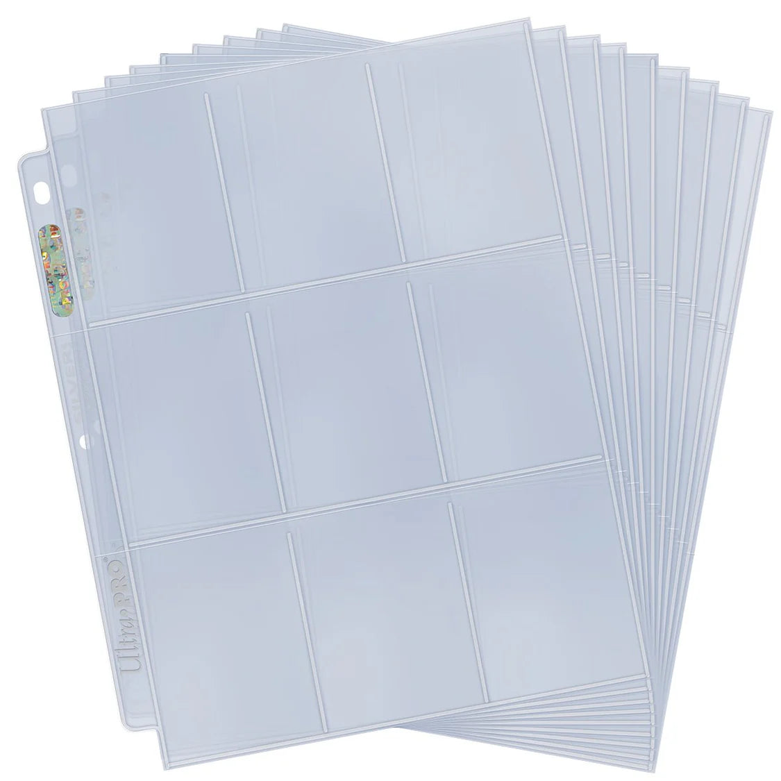 ULTRA PRO - HOJAS 9 BOLSILLOS SILVER SERIES (100)