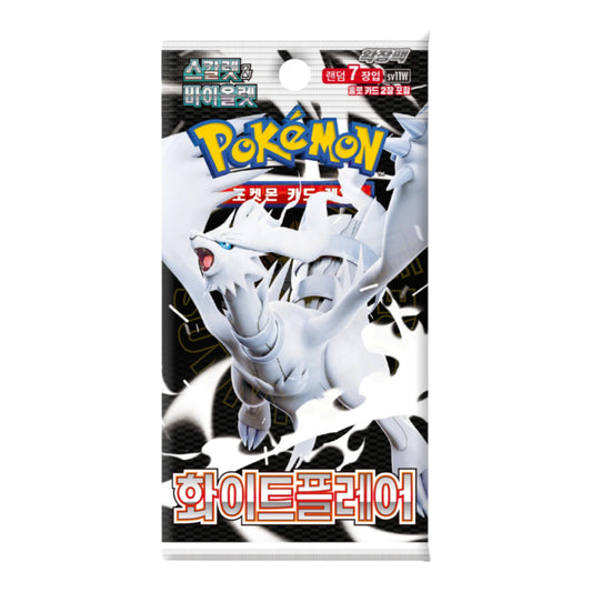 BOOSTER POKEMON SV11W WHITE FLARE RESHIRAM - SOBRE COREANO