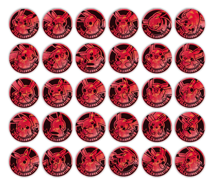 POKEMON 30 ANIVERSARIO CELEBRACIONES COIN SET (CHINO)