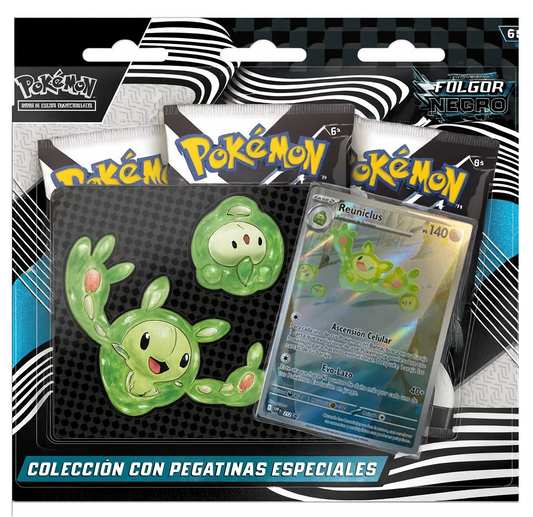 POKEMON TECH STICKER FULGOR NEGRO REUNICLUS SV10.5 (ESPAÑOL)