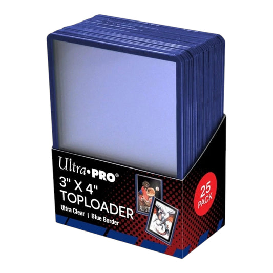 ULTRA PRO - 25 TOPLOADERS BORDE AZUL