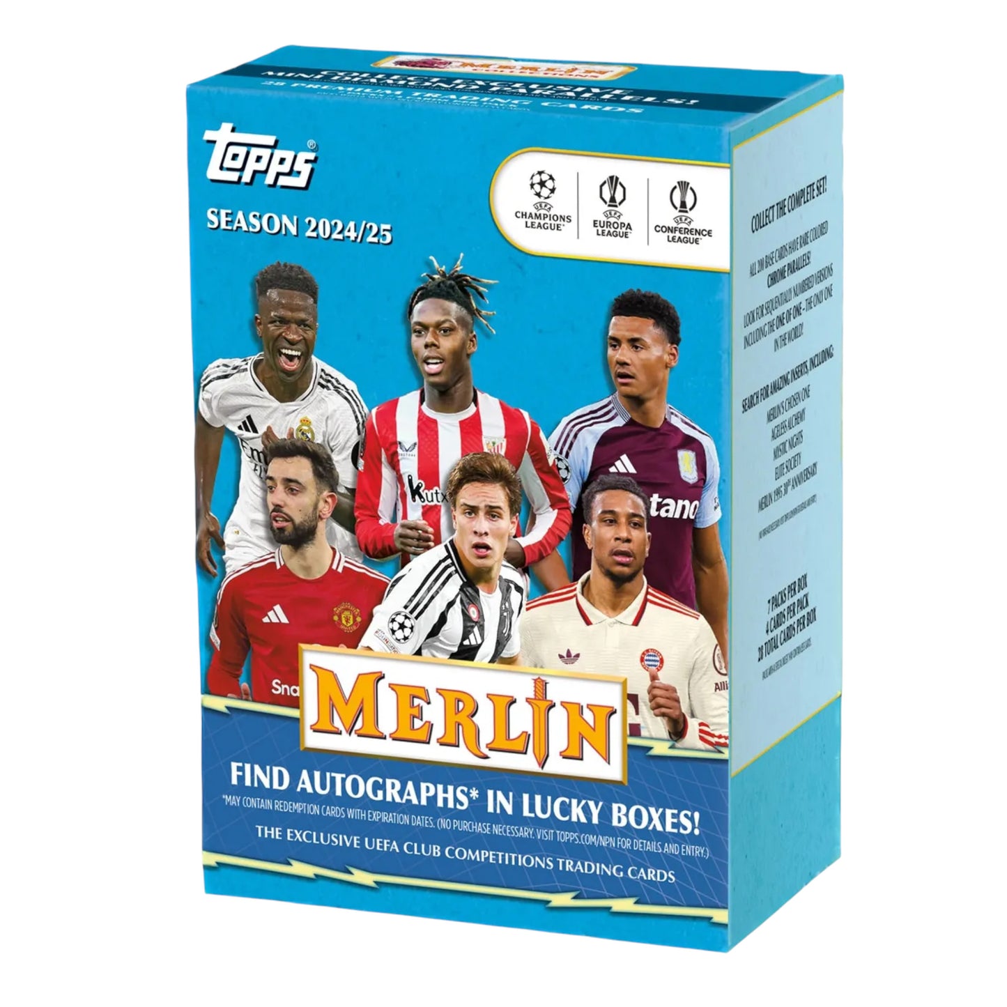 CAJA MERLIN TOPPS CHROME VALUE BOX UEFA 2024/2025