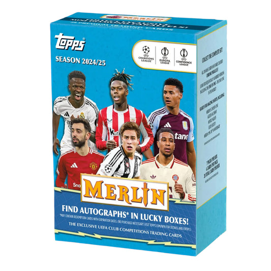 CAJA MERLIN TOPPS CHROME VALUE BOX UEFA 2024/2025