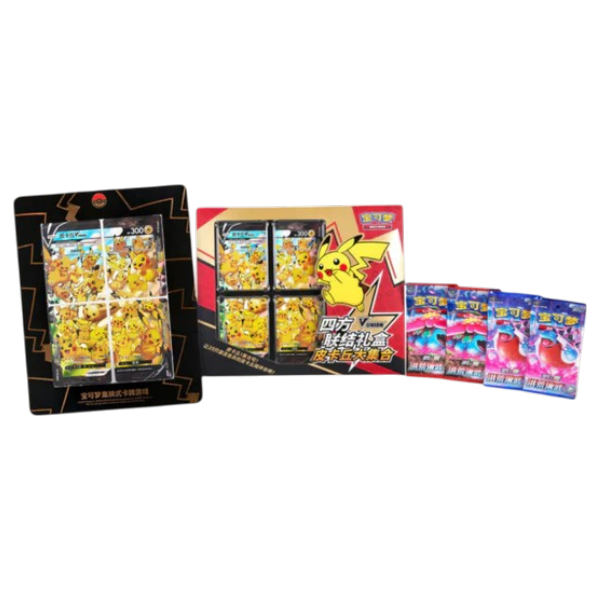 PIKACHU V-UNION CARD FRAME COLLECTION BOX (CHINO)
