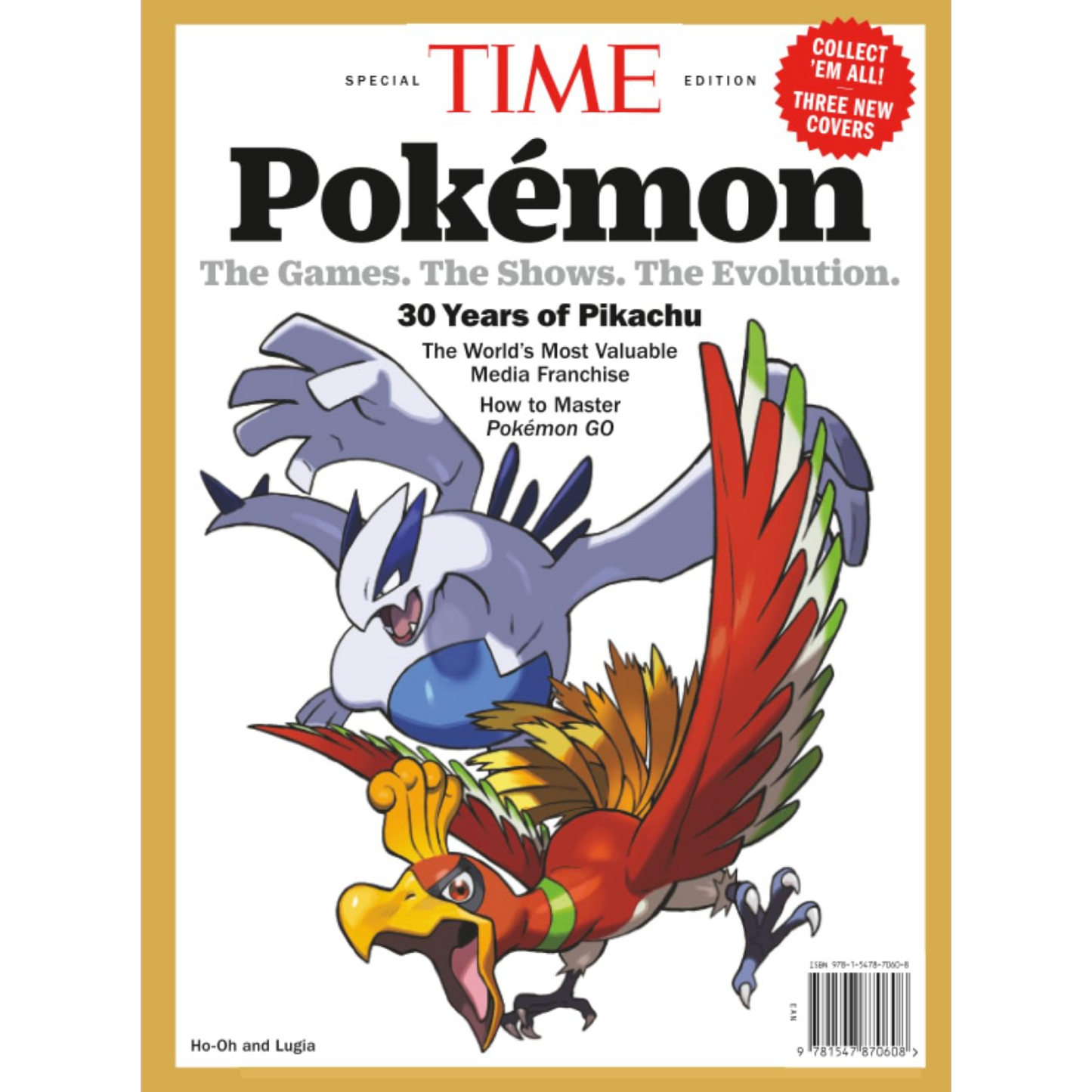 TIME x Pokemon - Ho-Oh and Lugia (Tapa blanda)
